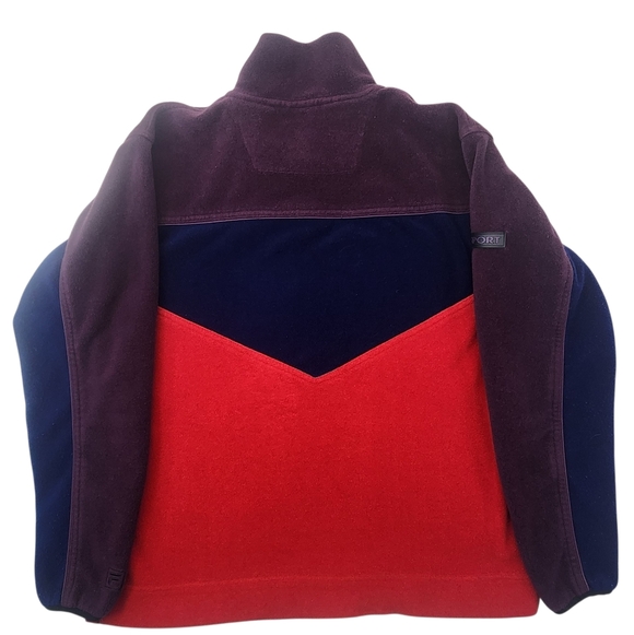 Fila Sport Women's Colorblock Half-Zip Fleece Sweater Small - Picture 4 of 11